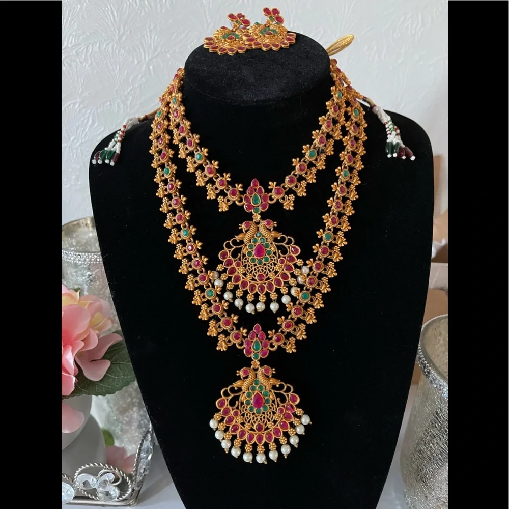 Necklace 2 with earrings - Picture 4 of 4